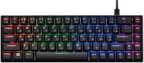 Клавіатура дротова 2E Gaming KG370 RGB 68key Gateron Blue Switch USB Black Ukr