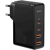 Зарядний пристрій Baseus GaN2 Pro Quick Charger 2C+2U 100W Black (CCGAN2P-L01)