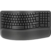 Бездротова клавіатура Logitech Wave Keys Black