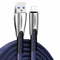 Кабель ColorWay USB-Lightning, 2.4А, 1м, Blue