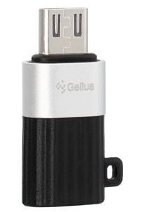 Адаптер Gelius OTG MicroUSB to Type-C GP-OTG007