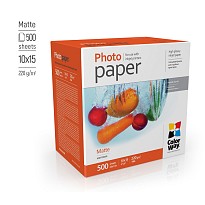 Фотопапір ColorWay матовий 220г/м 10x15 500 л (PM2205004R)