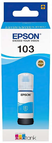 Чорнило Epson 103 65ml Cyan (C13T00S24A)