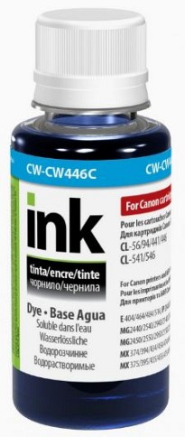 Чорнило ColorWay для Canon CW446 C Dye-based 100 ml (CW-CW446C01)