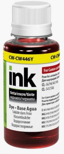 Чорнило ColorWay для Canon CW446 Y Dye-based 100 ml (CW-CW446Y01)