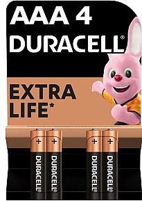 Батарейки Duracell AAA (LR03) MN2400, 4 шт