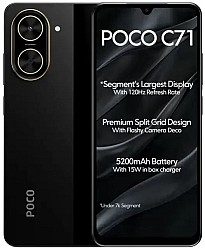 Смартфон Poco C71 3/64GB NFC Black (Global) (із зарядним пристроєм)
