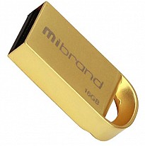 Флешка Mibrand Lynx 16GB USB 2.0 Gold 