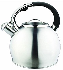 Чайник зі свистком Con Brio CB-410  (чорна ручка)