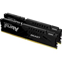 Оперативна пам'ять Kingston Fury DDR5-6000 65536MB PC5-48000 (Kit of 2x32768) Beast AM5 2Rx8 Black (KF560C36BBEK2-64)