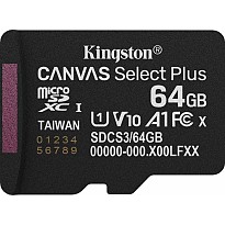 Карта пам'яті Kingston Canvas Select Plus microSDXC 64GB UHS-I U1 V10 (SDCS3/64GBSP)