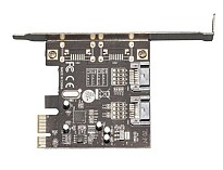 Плата розширення Frime PCI-E to 2 x Sata III 2 внутр. канали, ASM1061 (ECF-PCIEto2SATAIII.LP)