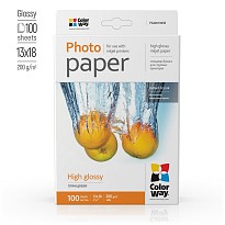 Фотопапір ColorWay 200 г/м 13х18 см 100 л Глянцевий (PG2001005R)