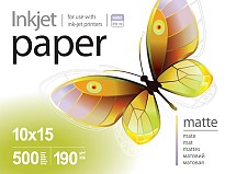 Фотопапір  PrintPro матовий 190г/м2 10x15см 500л (PME1905004R)