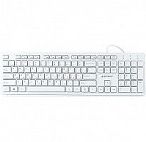 Клавіатура дротова Gembird KB-MCH-03-W-UA White
