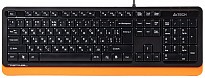 Клавіатура дротова A4Tech FK10 Black/Orange USB