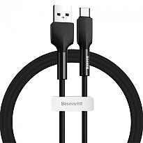 Кабель Baseus Silica Gel cable USB for Type-C 1m Black (CATGJ-01)