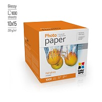 Фотопапір ColorWay глянцевий 230 г/м2, 10х15, 1000 арк. (PG23010004R)