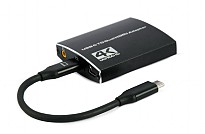 Адаптер-перехідник Cablexpert USB-C на 2 HDMI (A-CM-HDMIF2-01)