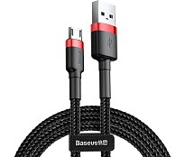 Кабель Baseus Cafule Cable USB for Micro 1.5A 2.0 м Red/Black (CAMKLF-C91)