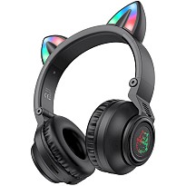 Навушники Borofone BO18 Cat ear Black