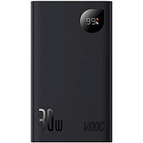 УМБ (Power Bank) Baseus Adaman 2 Metal Digital Display 30W 20000mAh Черный (VOOC) (PPAD050001)