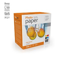 Фотопапір ColorWay глянцевий 260 г/м 10x15 500 л (PG2605004R)
