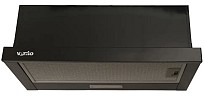 Витяжка телескопічна Ventolux Garda 60 BK (700) LED 2S