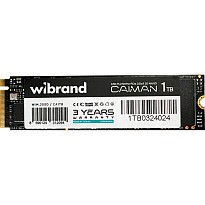 SSD диск Wibrand Caiman 1 ТВ M.2 2280 PCI Express 3.0 x4 3D NAND