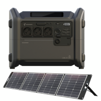 Зарядна станція + сонячна панель Segway Portable Power Station Cube 1000 with 2E-PSPLW250 (AA.13.04.02.0004-SET250)