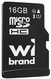 Карта пам'яті Wibrand microSDHC 16GB UHS-I U1 V6 (WICDHU1/16GB)