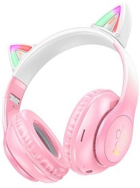 Навушники Hoco W42 Cat ear Cherry