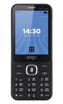 Мобільний телефон Ergo F282 Travel Dual Sim Black