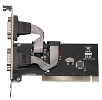 Плата розширення Frime PCI to RS232 (2 порти), WCH351 (ECF-PCIto2SWCH351.LP)