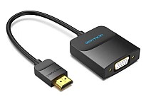 Адаптер Vention HDMI to VGA Black (42154)