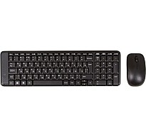 Комплект бездротовий 2-в-1 Logitech MK220 Black