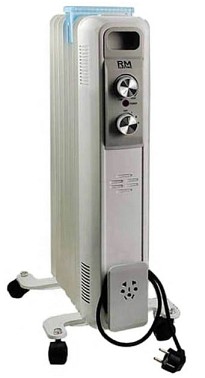 Оливний (масляний) радіатор RM Electric RM-02001e (7 секцій, зволожувач повітря, сушарка)