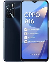 Смартфон Oppo A16 3/32GB Crystal Black