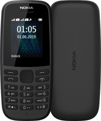 Мобільний телефон Nokia 105 Dual Sim 2019 Black