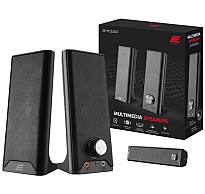 Акустична система 2E PCS203, 2.0, USB, Metal Black 2E-PCS203BK