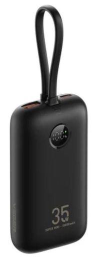 Зовнішній акумулятор (Power Bank) Veger W1188 10000mAh 35W Black