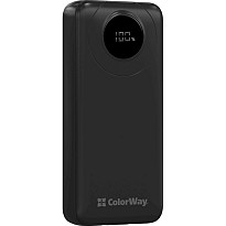 УМБ (Power Bank) ColorWay Power Bank 20 000 mAh EnergyPlus (USB QC3.0 + USB-C Power Delivery 22.5W) Black