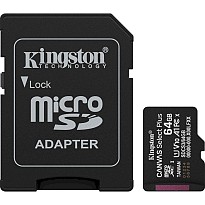 Карта пам'яті Kingston Canvas Select Plus microSDXC 64GB UHS-I U1 V10 + SD-адаптер (SDCS3/64GB)