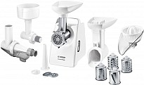 М'ясорубка Bosch MFW3X18W шинковка, томатопрес, млинок