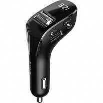 FM-трансмітер Baseus Streamer F40 Bluetooth FM Launcher 15 W 2 USB (CCF40-01)