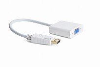 Адаптер Cablexpert DisplayPort на VGA (A-DPM-VGAF-02-W)