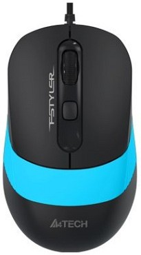 Миша A4Tech FM10 Black/Blue USB