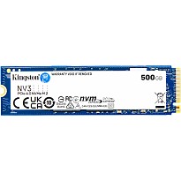 SSD диск Kingston NV3 500GB M.2 2280 NVMe PCIe 4.0 x4 3D NAND (SNV3S/500G)