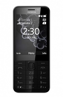 Мобільний телефон Nokia 230 Dual Black (A00026971)