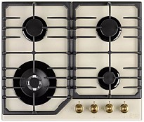 Варильна поверхня газова Perfelli VINTAGE GW69C BEIGE